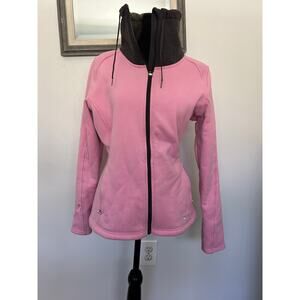 Under Armour Funnel Neck Pink Running Jacket SMALL Special Edition